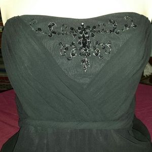 'Davids Bridal' Black Prom Formal Evening Gown