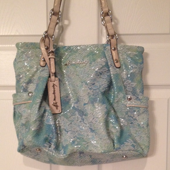 Blue/Green B Makowsky Shoulder Purse*RESERVED*