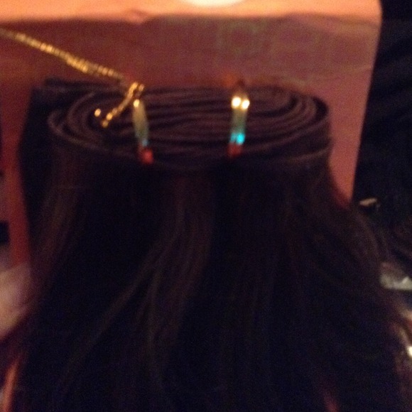 Brown human hair