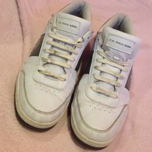 White men polo shoes