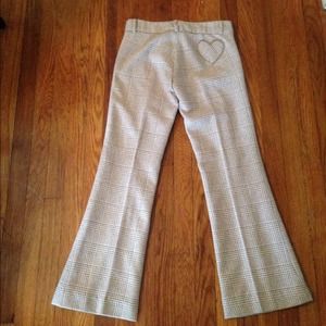 🚫SOLD🚫Juicy Couture Tan and White Plaid Pants