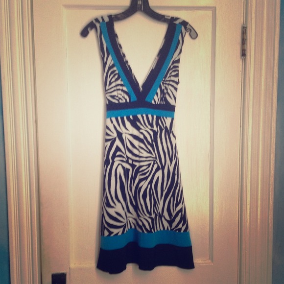 Zebra print dress