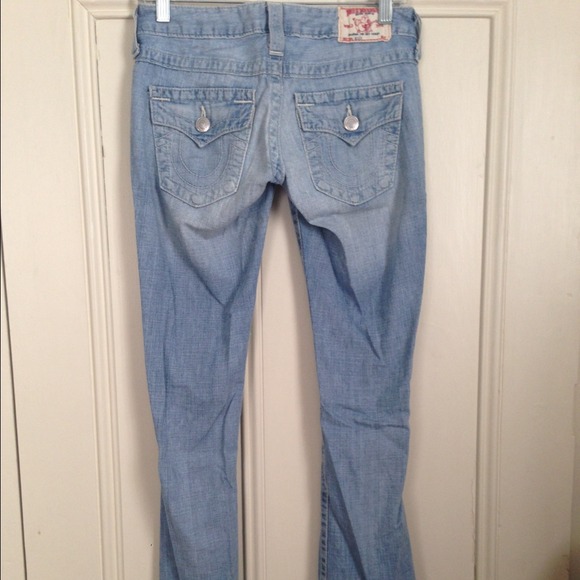 True Religion light wash jeans