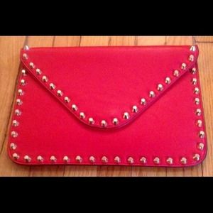 Good condition clutch with gold hardware