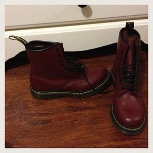 Cherry Red Doc Martens 😍