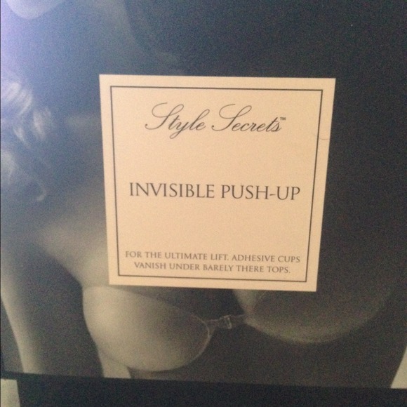 Invisible push-up. Used once for photo shoot.
