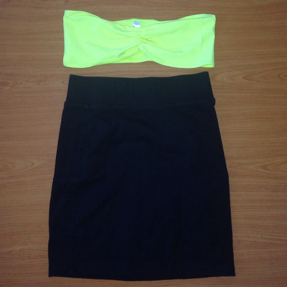 Bandeau top and Skirt- Bundle
