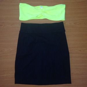 Bandeau top and Skirt- Bundle