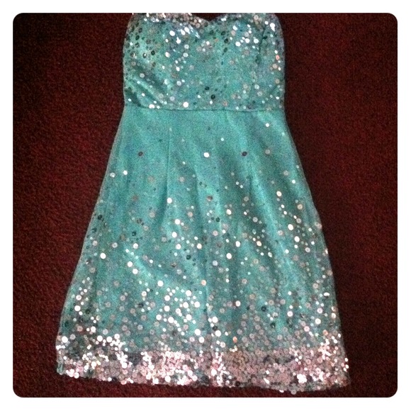 A sparkly cute little prom/dance dress