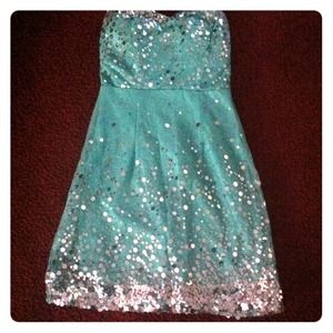 A sparkly cute little prom/dance dress