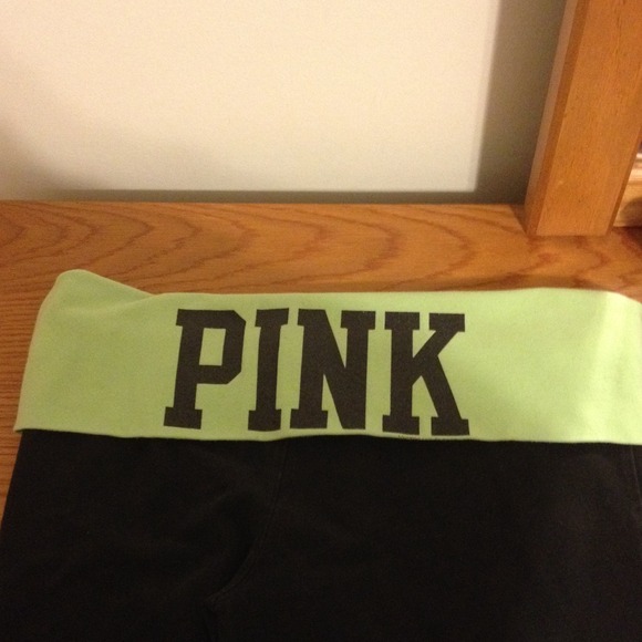 Victoria's Secret Pants - Lime green yoga pants