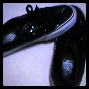 Black Sparkly Vans