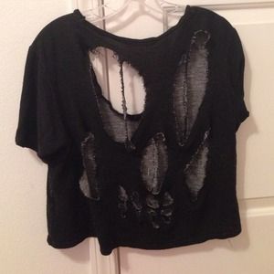 Skull Shirt from Brandy Melville