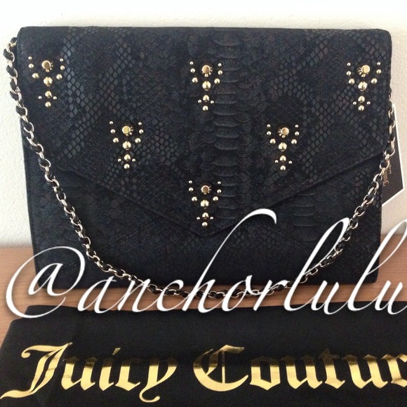 Juicy Couture Handbags - 🎉editor pick🎉JuicyCouture CowHide Leather Clutch