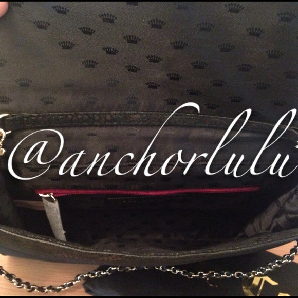 🎉editor pick🎉JuicyCouture CowHide Leather Clutch - Picture 4 of 4
