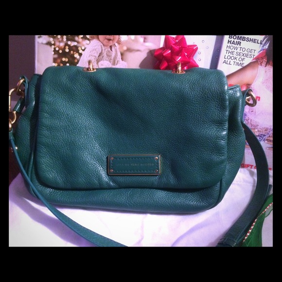*SOLD by Marc Jacobs green leather crossbody