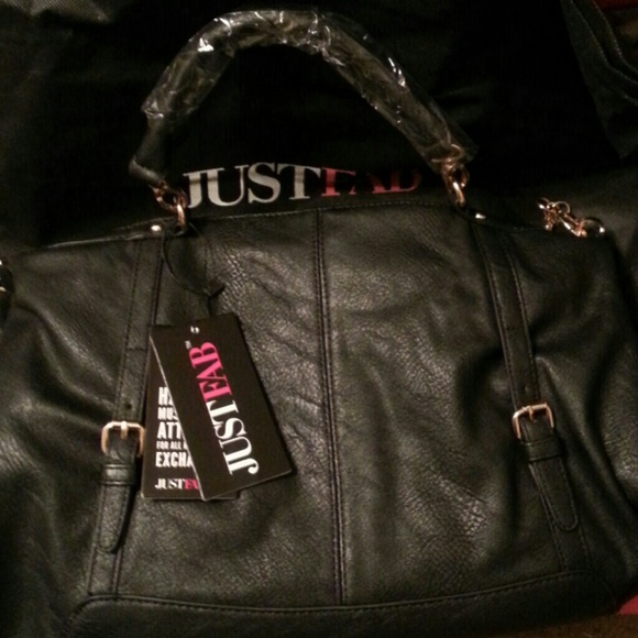 Just Fab Pitti Palace Faux Leather Handbag