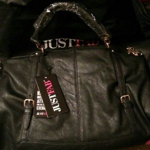 Just Fab Pitti Palace Faux Leather Handbag