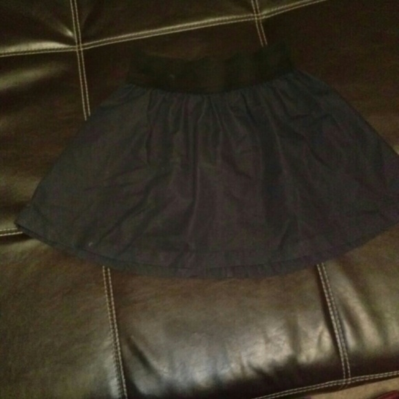 Miley Cyrus denim skirt