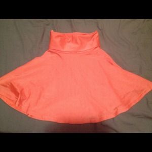 Pink American apparel nylon skirt