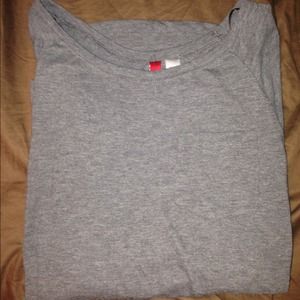 *sold in bundle* Size 12 gray h&m top
