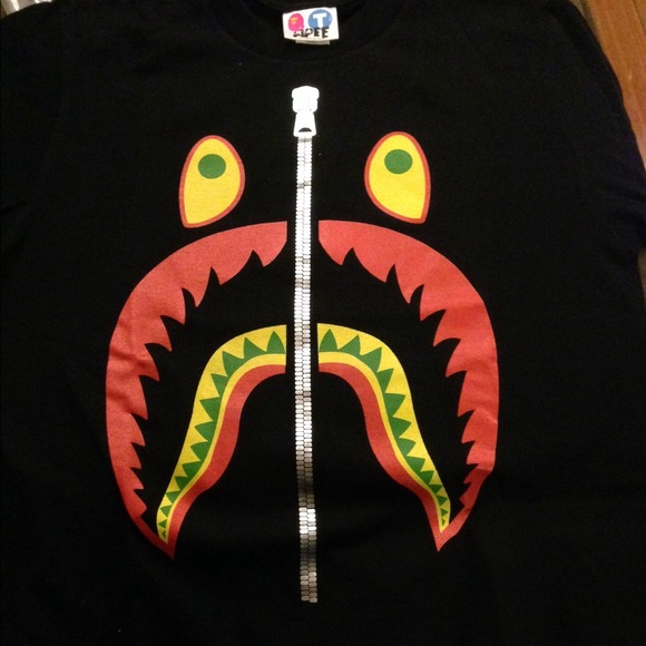 A Bathing Ape Apee Shark Tee Limited SOLD OUT