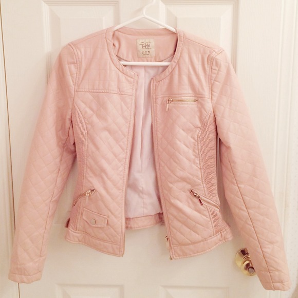 Zara Jackets & Coats - 🚫SOLD🌟HP🌟Quilted Pink Faux Leather Jacket Zara Jackets & Coats - 🚫SOLD🌟HP🌟Quilted Pink Faux Leather Jacket