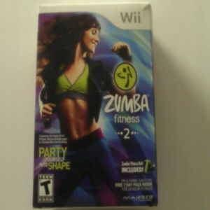 Wii Zumba Fitness 2 with belt