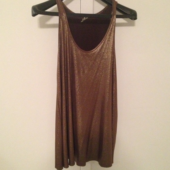 Bronze shimmer top