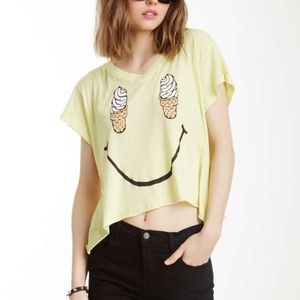 Soft serve face t shirt