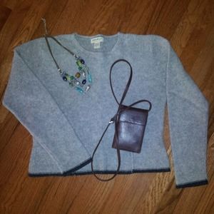 Eddie Bauer Wool Crop Sweater