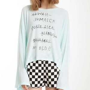 My bed hotel room wildfox shirt