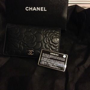 SOLD 100% Authentic Chanel Lambskin Wallet