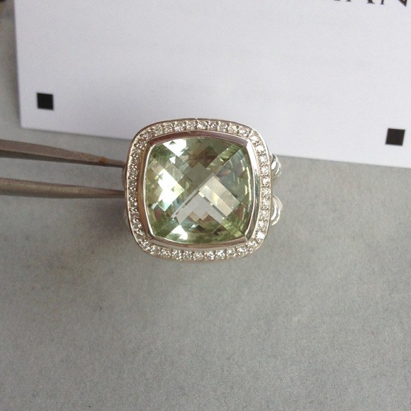 David Yurman Jewelry - Authentic David Yurmam Albion Prasiolite 14mm Ring David Yurman Jewelry - Authentic David Yurmam Albion Prasiolite 14mm Ring