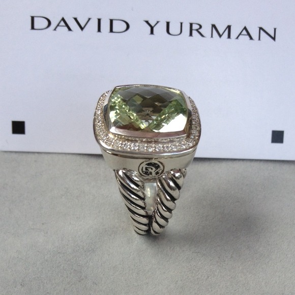 David Yurman Jewelry - Authentic David Yurmam Albion Prasiolite 14mm Ring David Yurman Jewelry - Authentic David Yurmam Albion Prasiolite 14mm Ring