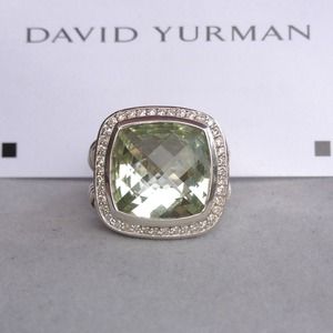 David Yurman Jewelry - Authentic David Yurmam Albion Prasiolite 14mm Ring David Yurman Jewelry - Authentic David Yurmam Albion Prasiolite 14mm Ring