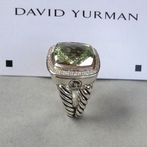 David Yurman Jewelry - Authentic David Yurmam Albion Prasiolite 14mm Ring David Yurman Jewelry - Authentic David Yurmam Albion Prasiolite 14mm Ring
