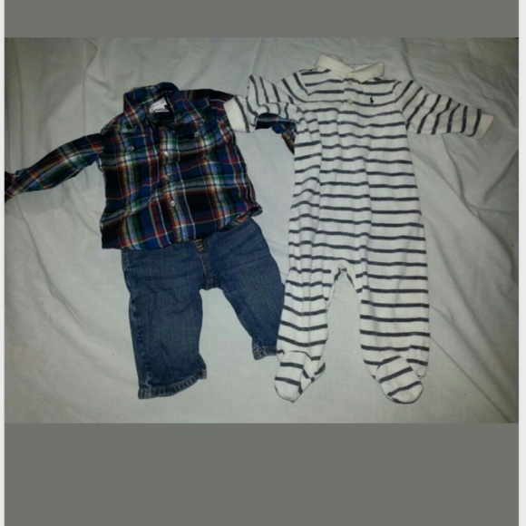 3 piece Ralph Lauren polo 9 months