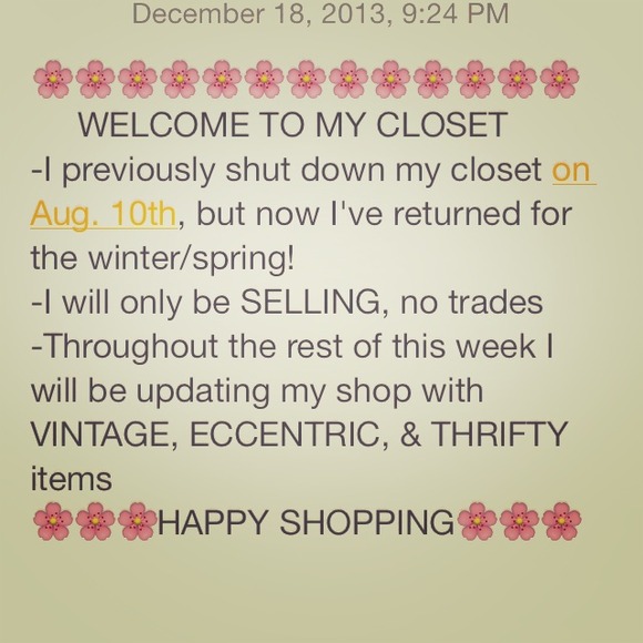 🌸OPEN SHOP🌸 (PLEASE READ NOTE IN DESCRIPTION)