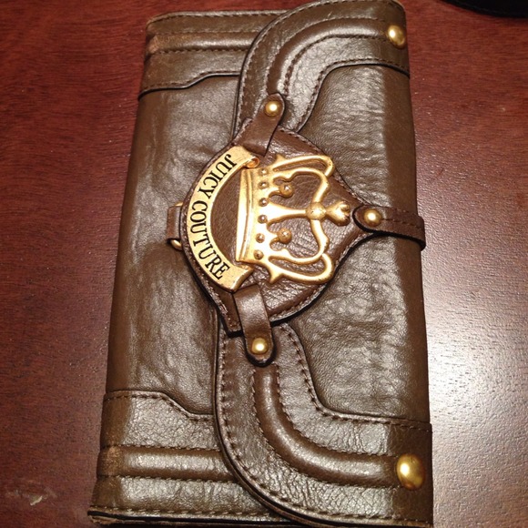 Chocolate Juicy Couture purse and wallet - Picture 3 of 4