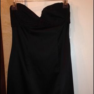 Little Black Strapless Dress