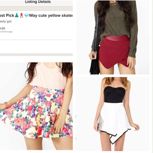 nasty gal Dresses & Skirts - 3 skirt bundle-two Medium one Large