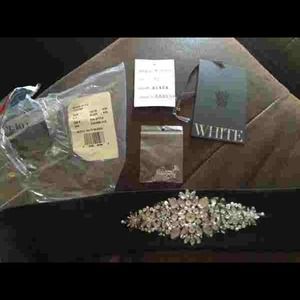 Vera Wang Black Sash