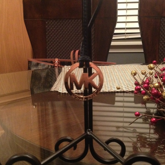 Pretty dark blue Michael Kors Key Chain .