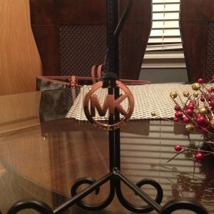 Pretty dark blue Michael Kors Key Chain .