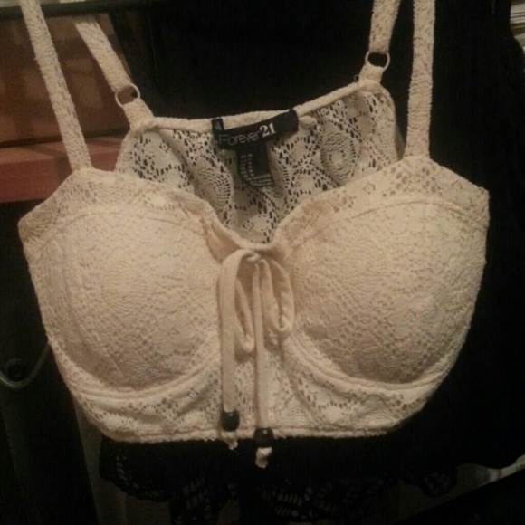 Forever 21 Tops - ***SOLD***Crochet bustier