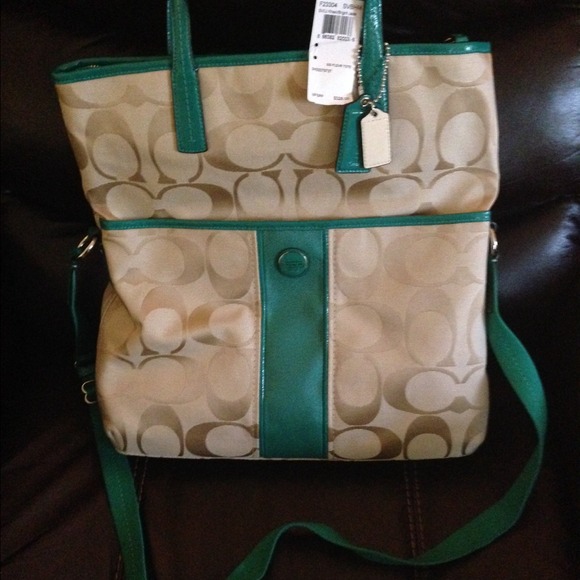 NWT Coach Foldover Tote