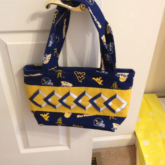WVU tote 💙💛