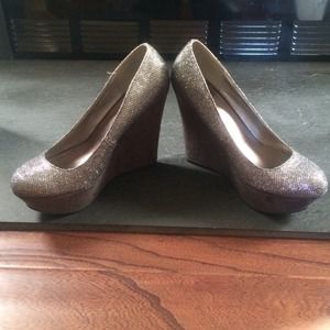 Wedges grey/silver Charlotte Russe