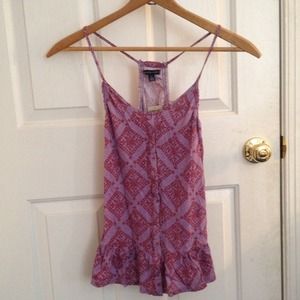 Spaghetti-Strap Aztec Tank